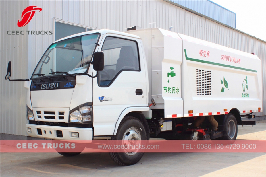 รถกวาดถนนดูดฝุ่น ISUZU 5 CBM