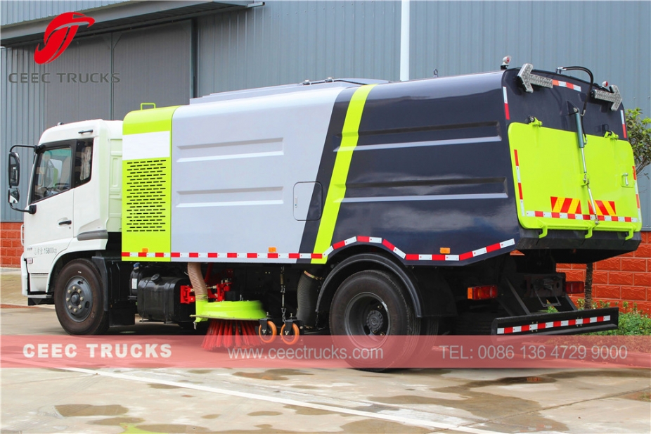 รถกวาดถนน Dongfeng 12,000L