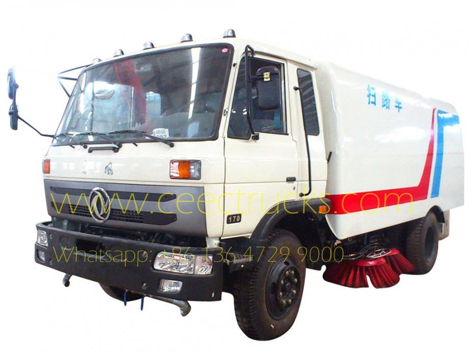 รถบรรทุกกวาดถนน Dongfeng 10,000L