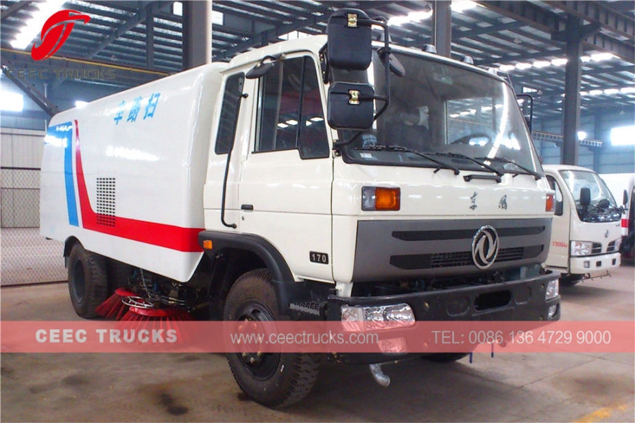 รถบรรทุกกวาดถนน Dongfeng 10,000L