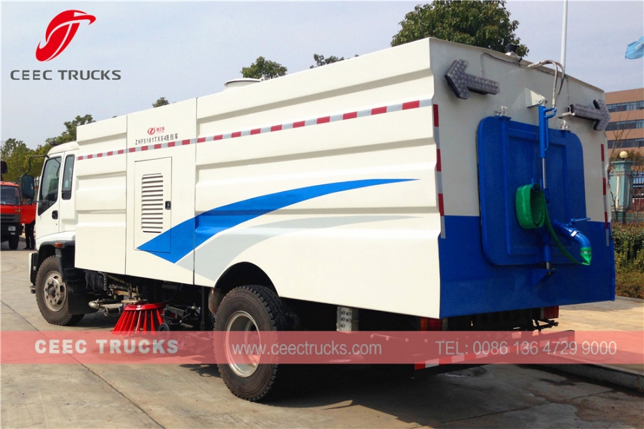 รถบรรทุกกวาดถนนอีซูซุ 12CBM