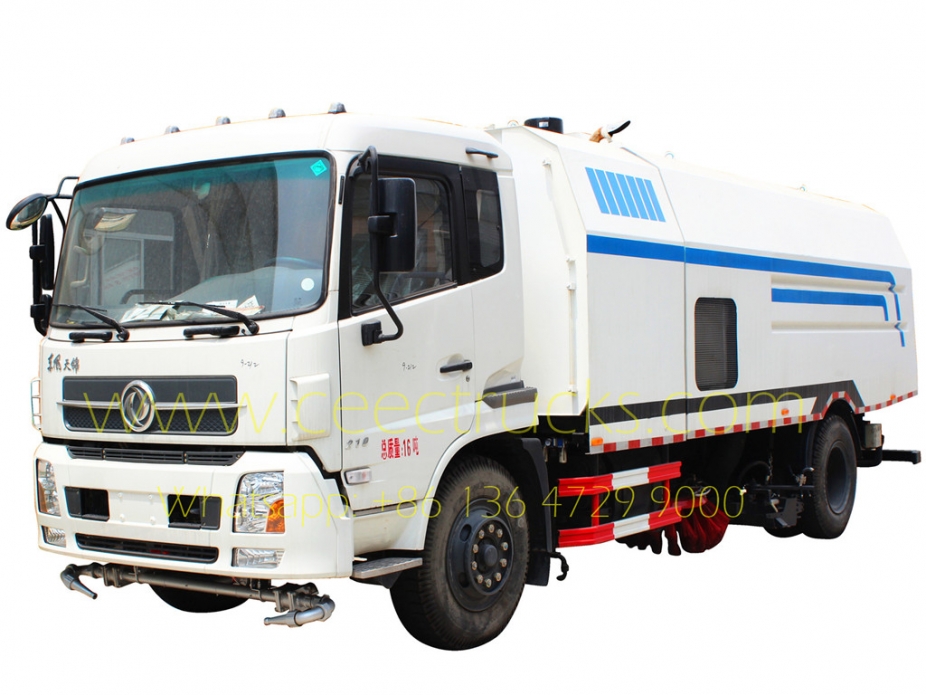 รถบรรทุกทำความสะอาดถนน Dongfeng 12CBM