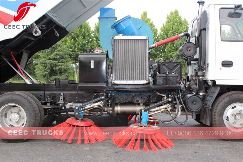รถบรรทุกทำความสะอาดถนน Dongfeng 12CBM
