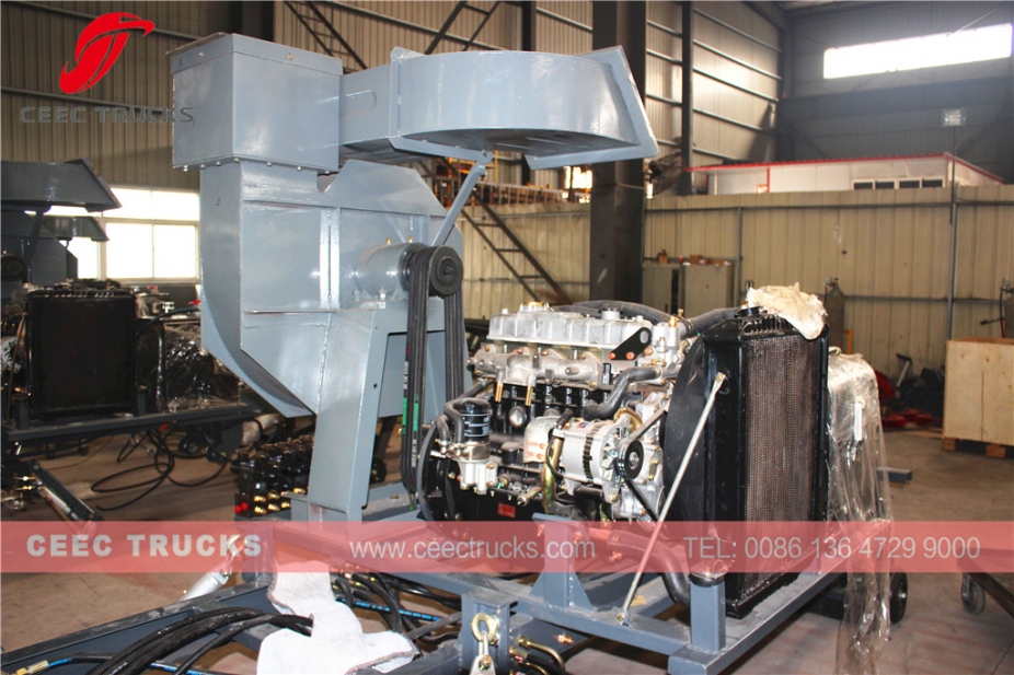 โครงสร้างรถกวาดถนนขนาด 5,000 ลิตร