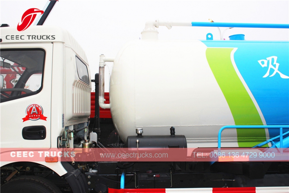 รถบรรทุกดูดส้วม Dongfeng 8,000L