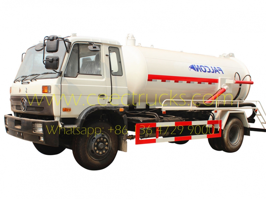 รถบรรทุกถังสูญญากาศ Dongfeng 10,000L