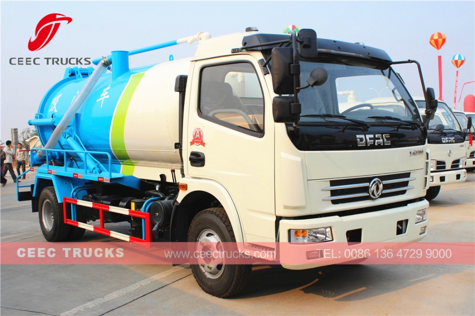 รถบรรทุกดูดส้วม Dongfeng 8,000L