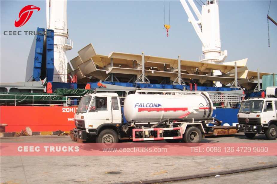 รถบรรทุกถังสูญญากาศ Dongfeng 10,000L