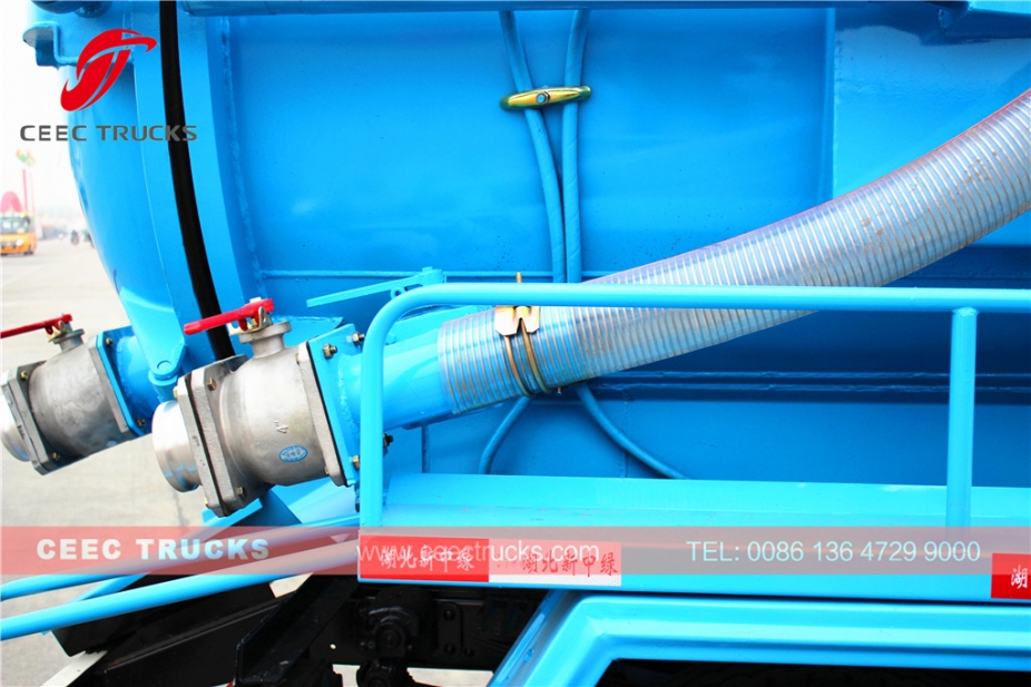 รถบรรทุกดูดส้วม Dongfeng 8,000L