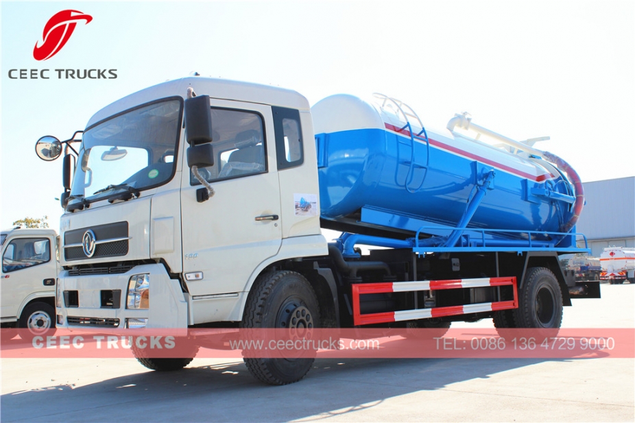 รถบรรทุกดูดน้ำเสีย Dongfeng 10,000L