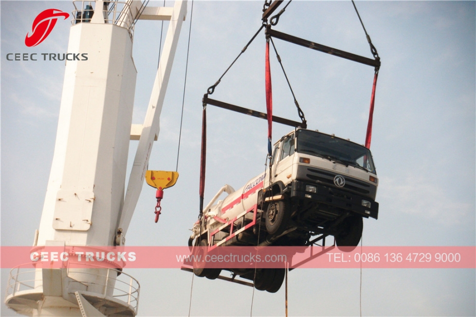 รถบรรทุกถังสูญญากาศ Dongfeng 10,000L