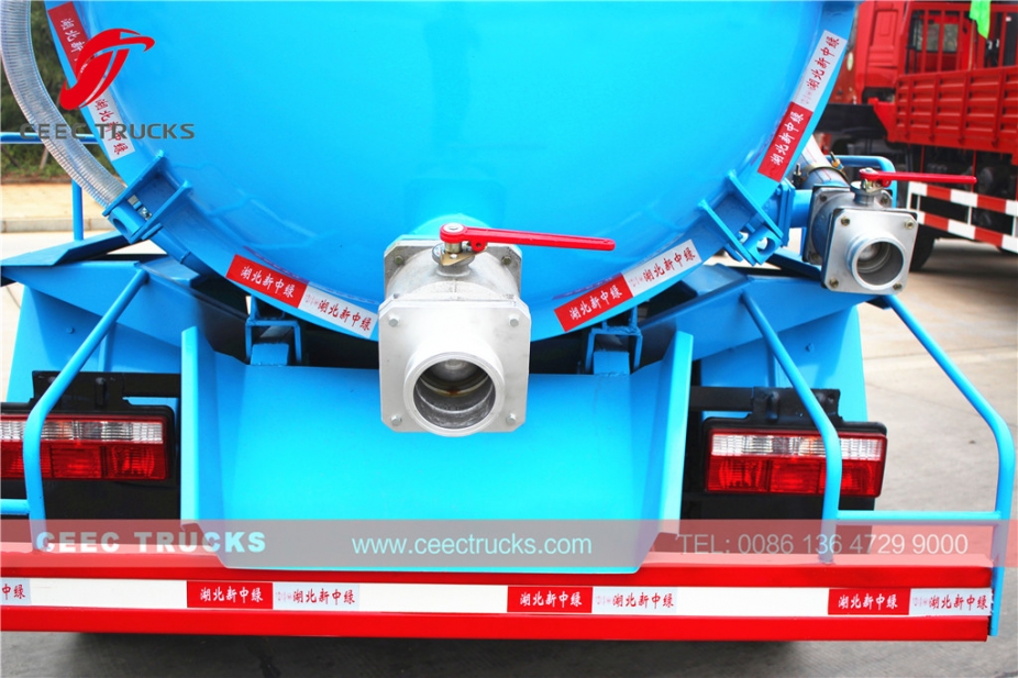 รถบรรทุกดูดส้วม Dongfeng 8,000L