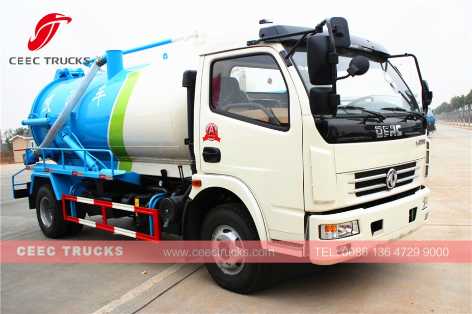 รถบรรทุกดูดส้วม Dongfeng 8,000L