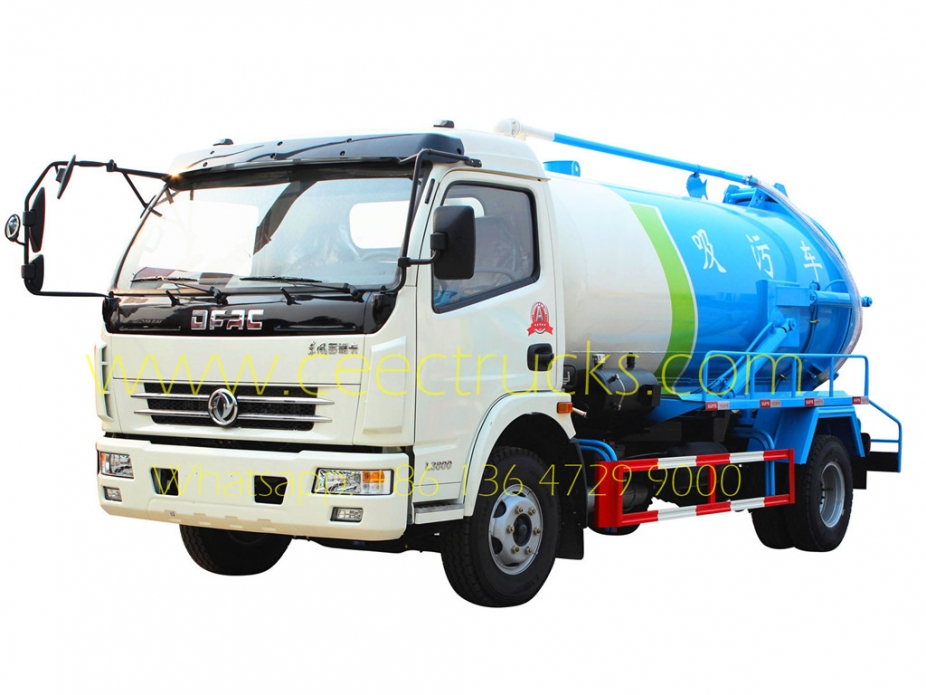 รถบรรทุกดูดส้วม Dongfeng 8,000L