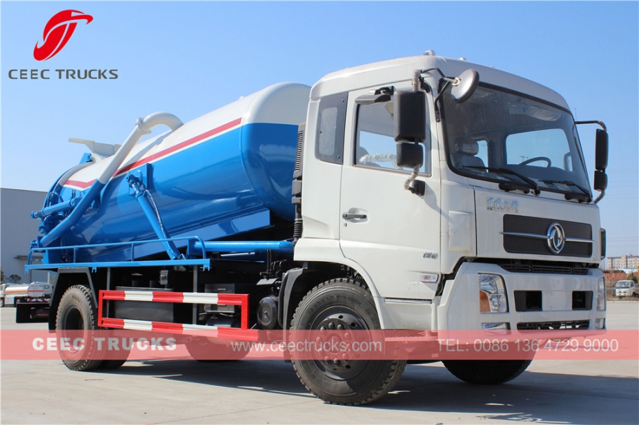 รถบรรทุกดูดน้ำเสีย Dongfeng 10,000L