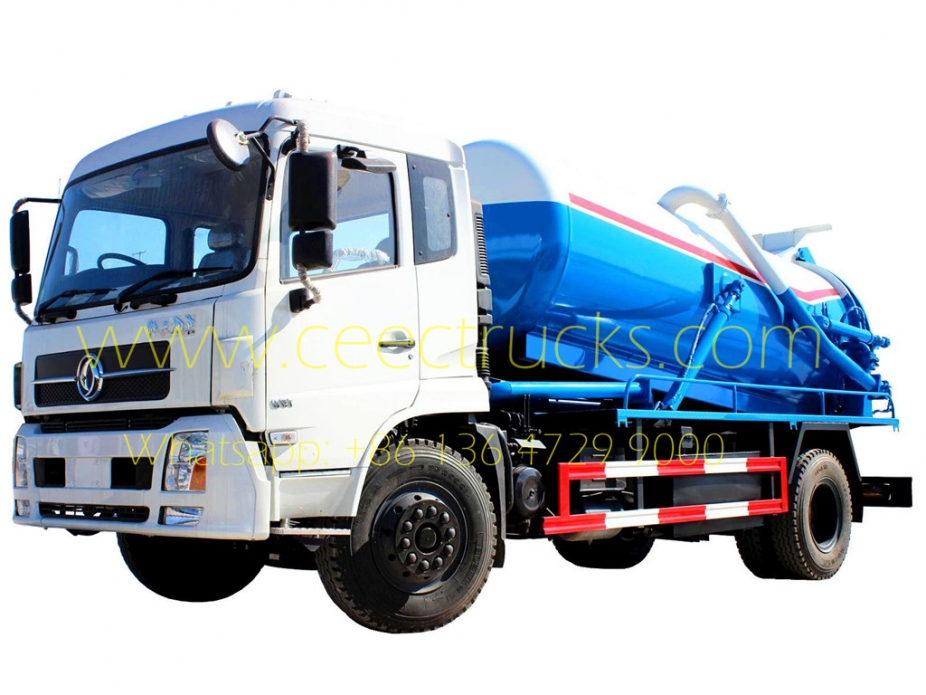 รถบรรทุกดูดน้ำเสีย Dongfeng 10,000L