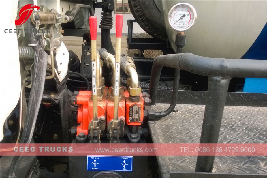 รถบรรทุกถังพักน้ำเสียอีซูซุ 8,000 ลิตร