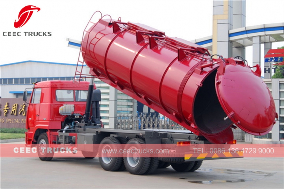 ขายรถบรรทุกเก็บส้วม HOWO 18CBM