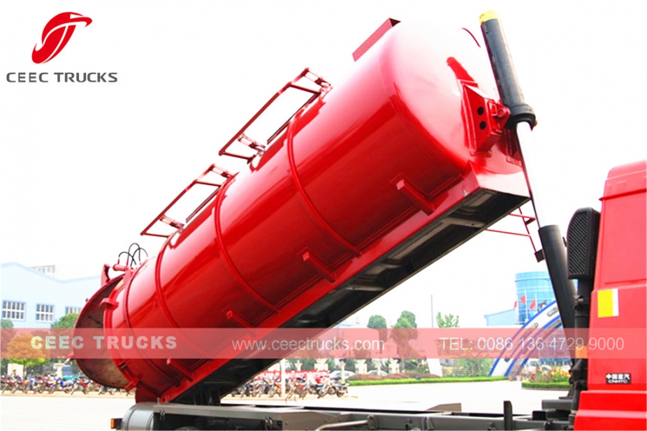 ขายรถบรรทุกเก็บส้วม HOWO 18CBM