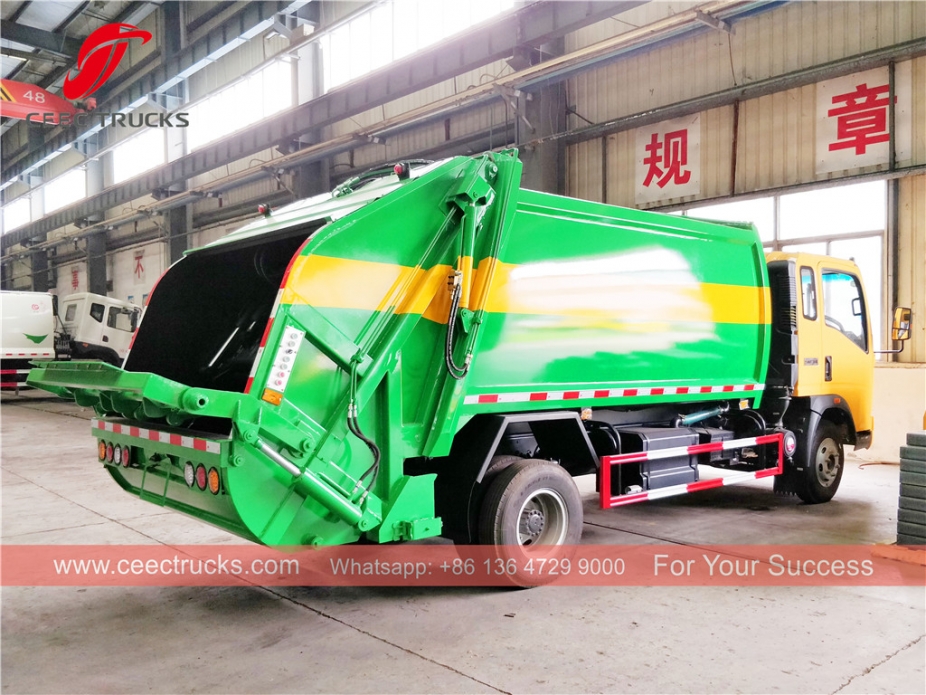 รถบรรทุกบดอัด HOWO 8cbm RHD