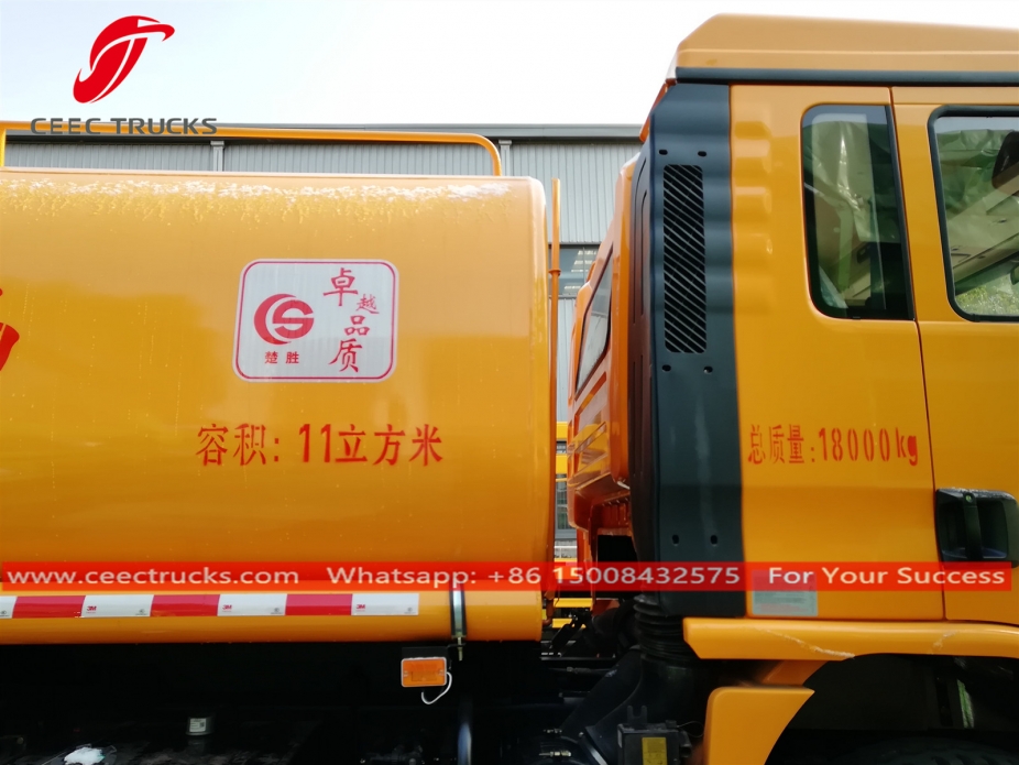 รถบรรทุกน้ำ SHACMAN 11 CBM