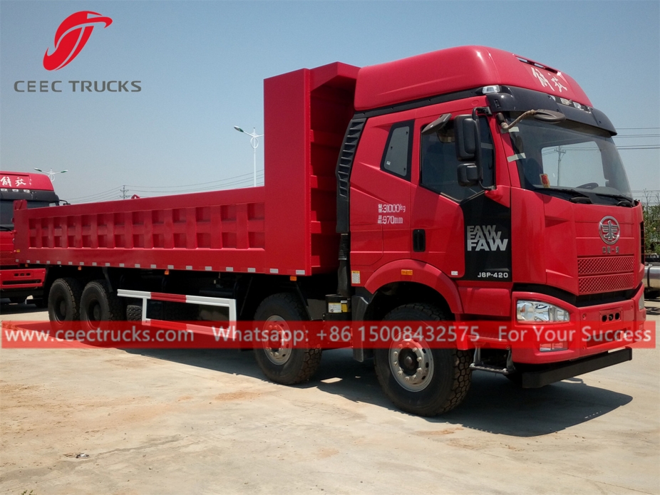 รถบรรทุกดัมพ์ 8x4 FAW