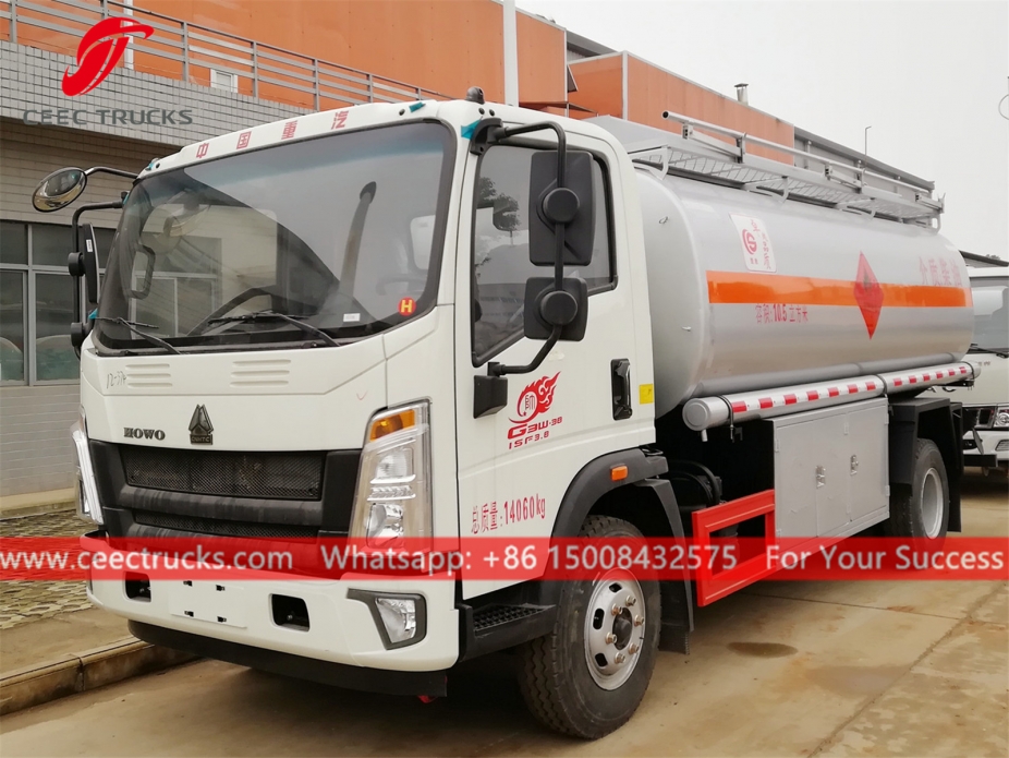 รถบรรทุกน้ำมัน HOWO ขนาด 10.5CBM