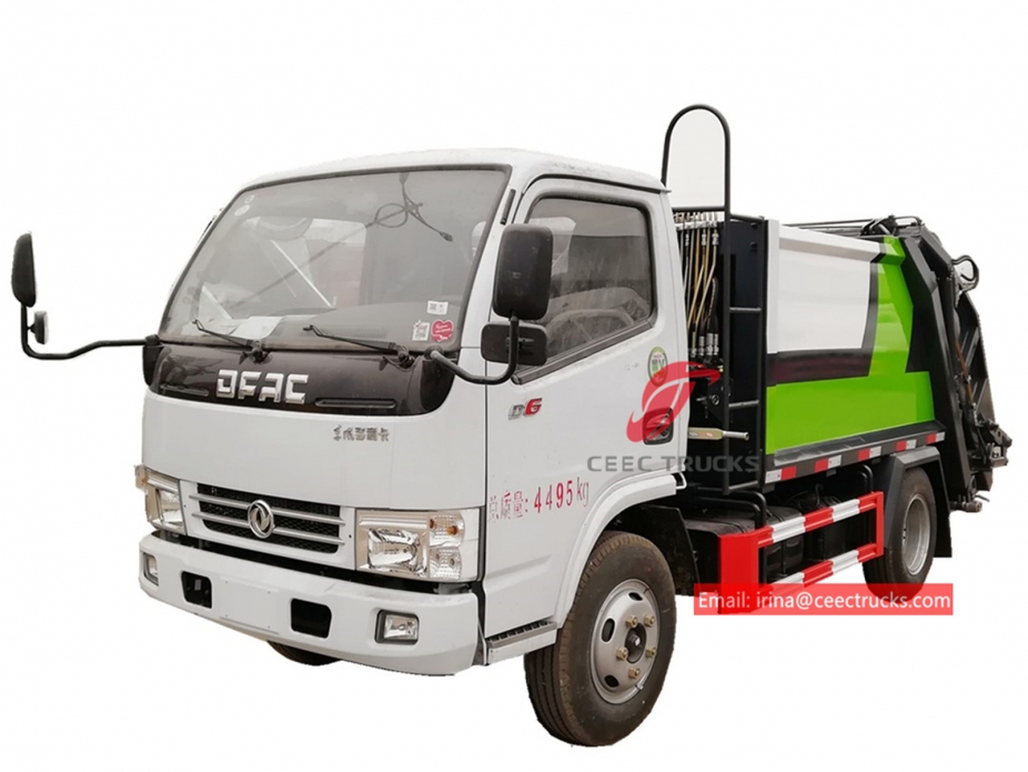 รถบรรทุกอัดขยะ 3CBM DONGFENG
