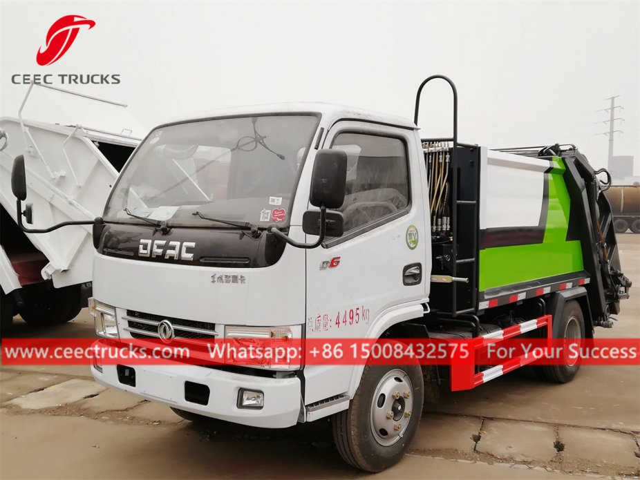 รถบรรทุกอัดขยะ 3CBM DONGFENG