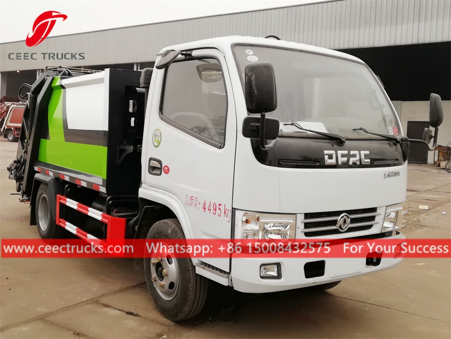 รถบรรทุกอัดขยะ 3CBM DONGFENG