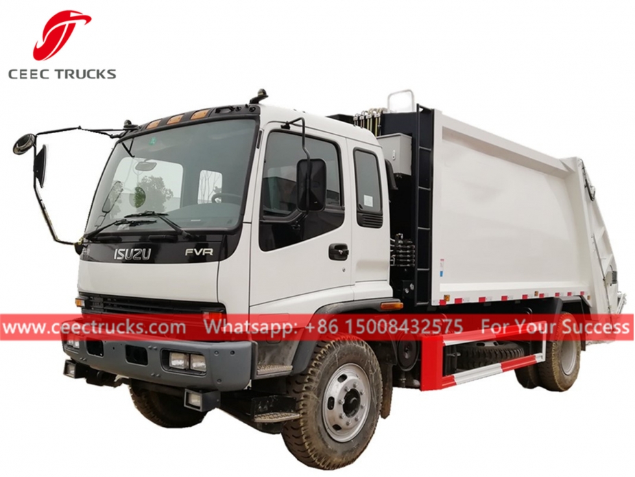 รถบรรทุกเก็บขยะขนาด 12 CBM ISUZU