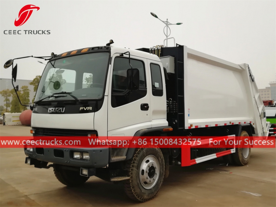 รถบรรทุกเก็บขยะขนาด 12 CBM ISUZU