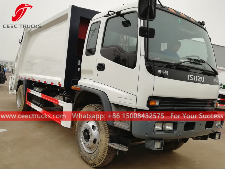 รถบรรทุกเก็บขยะขนาด 12 CBM ISUZU