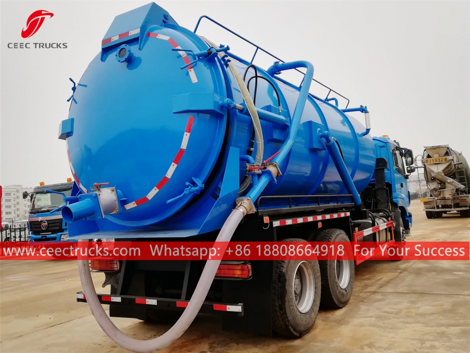 รถบรรทุกดูดสูญญากาศ 20CBM FOTON