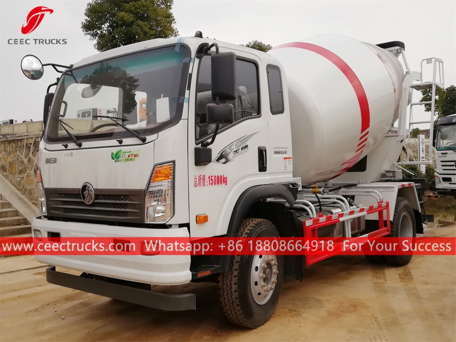 รถบรรทุกผสมคอนกรีต 5CBM SINOTRUK