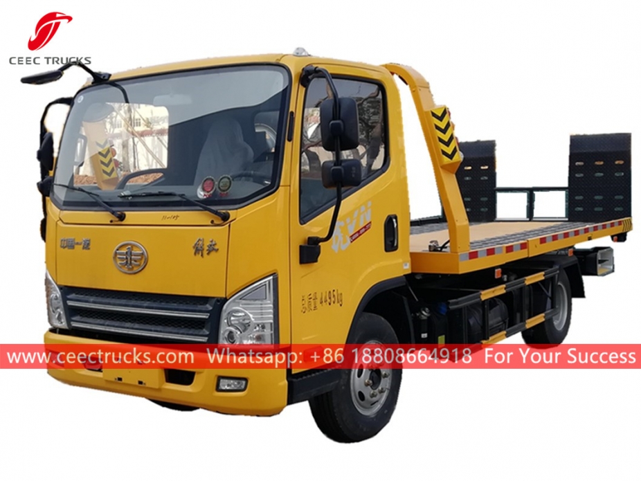 รถบรรทุก 4x2 แบบพื้นเรียบต่ำ FAW