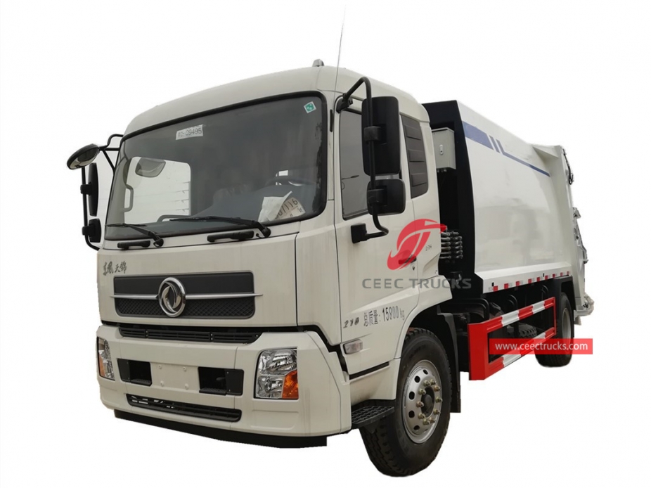 รถบรรทุกอัดขยะขนาด 12CBM Dongfeng