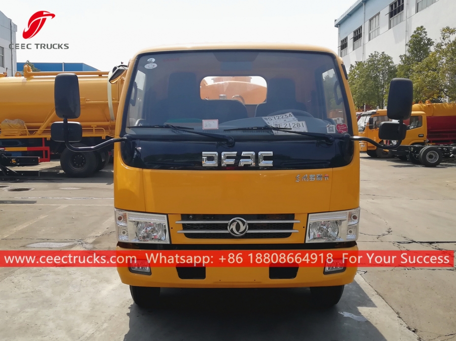 รถบรรทุกล้างท่อระบายน้ำ 4CBM DONGFENG
