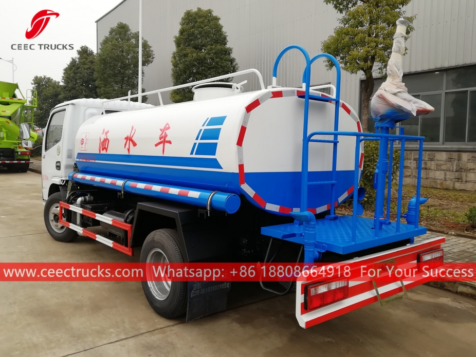 รถบรรทุกน้ำขนาด 4 CBM DONGFENG