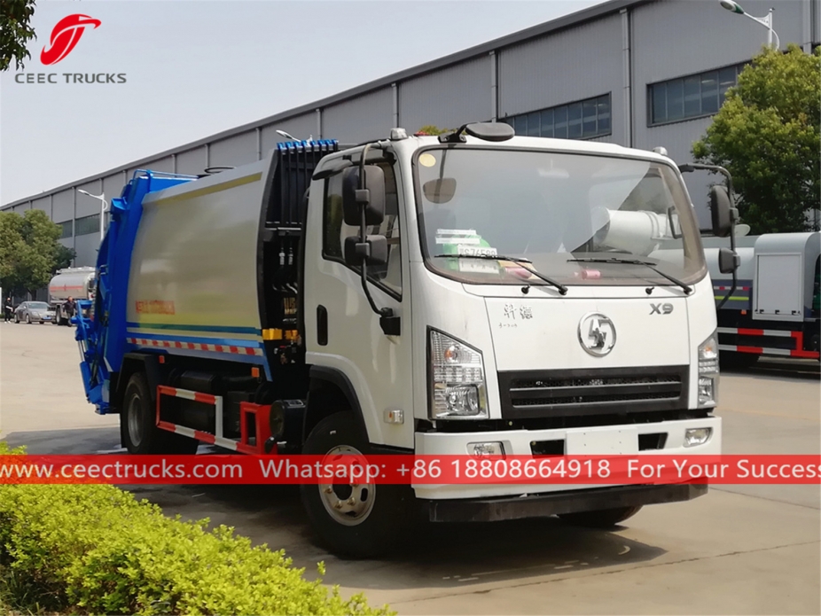 รถบรรทุกอัดขยะ 8CBM SHACMAN