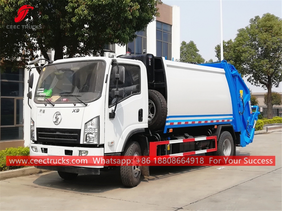 รถบรรทุกอัดขยะ 8CBM SHACMAN