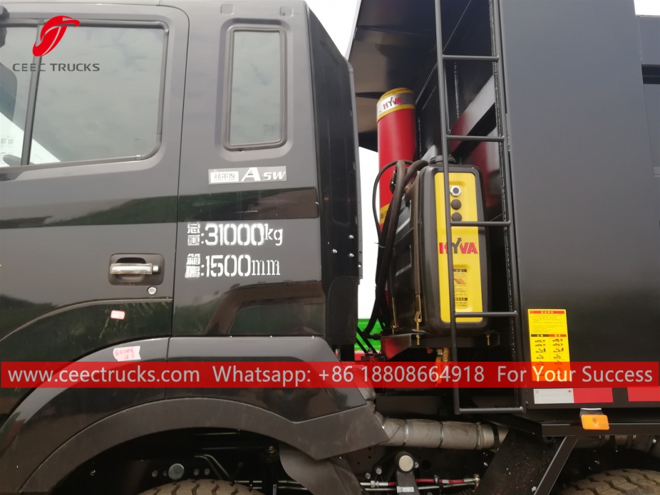 รถบรรทุกดัมพ์ JAC 8x4 สำหรับงานหนัก