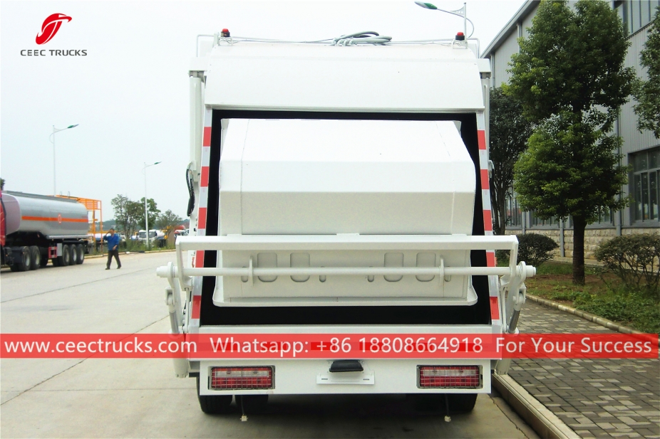 รถบรรทุกขยะอัดขนาด 10CBM Dongfeng
