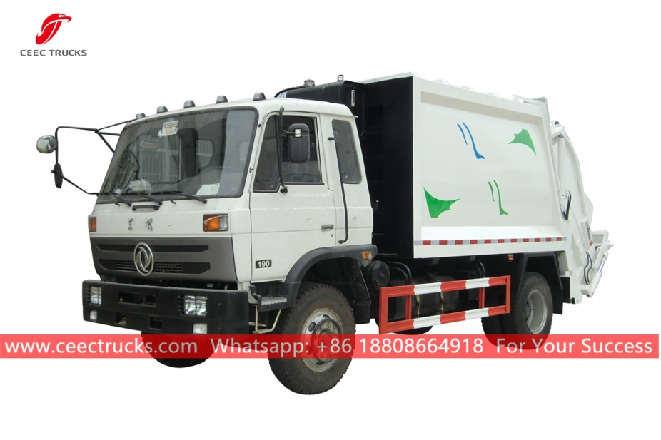 รถบรรทุกขยะอัดขนาด 10CBM Dongfeng