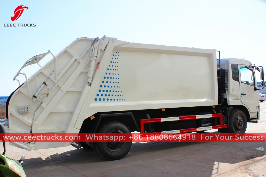 รถบรรทุกขยะคอมเพรสเซอร์ 12CBM Dongfeng