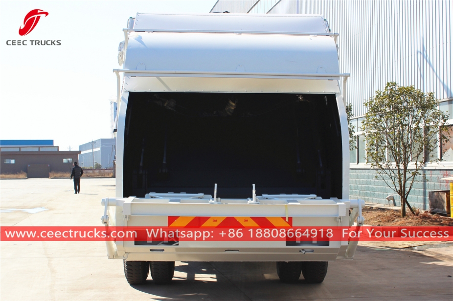 รถบรรทุกขยะคอมเพรสเซอร์ 12CBM Dongfeng