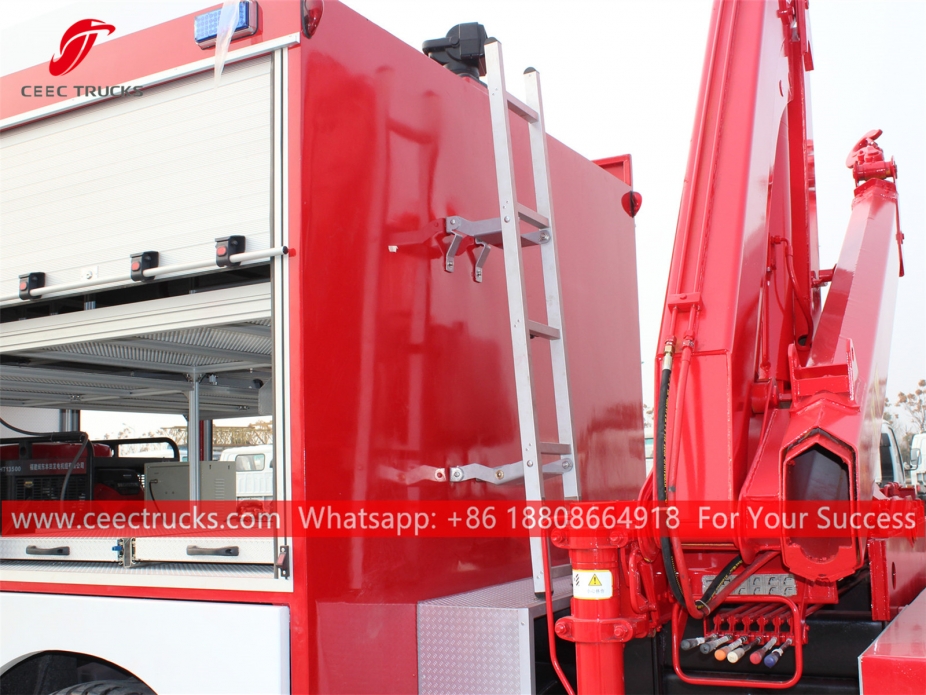 รถกู้ภัยอีซูซุ FVR พร้อมเครน