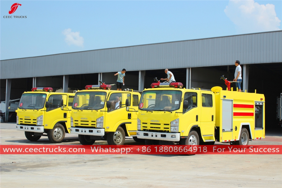 รถดับเพลิงโฟมน้ำ ISUZU 4+1CBM