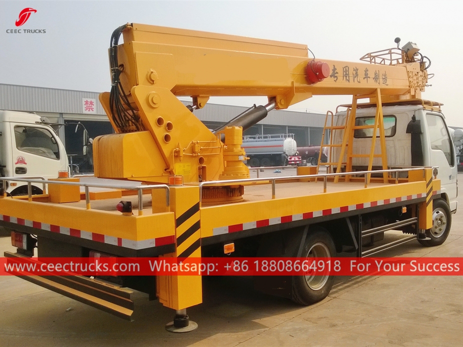 รถบรรทุกกระเช้าลอยฟ้าอีซูซุ 18 ม.