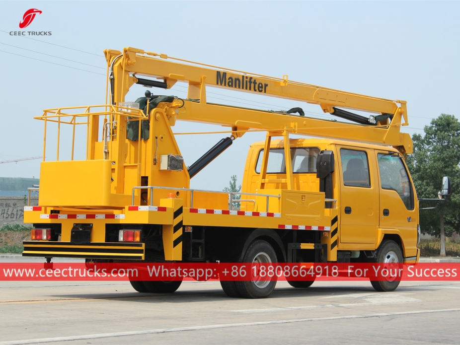 รถยกคนแบบกระเช้าไฟฟ้า ISUZU 16 ม.